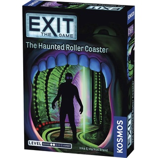 Thames & Kosmos - EXIT: The Haunted Roller Coaster - Level: 2/5 - Unique Escape Room Game - 1-4 Players - Puzzle Solving Strategy Board Games for Adults & Kids, Ages 10+ - 697907