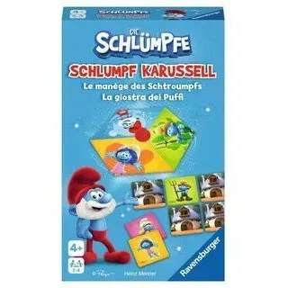 RAVENSBURGER 20990 Mitbringspiel Schlumpf Karussell