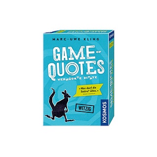 KOSMOS Game of Quotes - Verrückte Zitate Kartenspiel