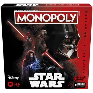 Hasbro Disney Star Wars Dunkle Seite der Macht Brettspiel für Familien, Spiel Kinder, Geschenk, Multi, 2-6 Spieler, 8+ Jahre