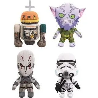 Jazwares SW02374 Star Wars Rebels Medium-Plüschfiguren mit Sound