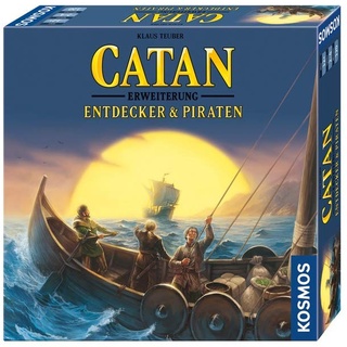 Kosmos 693411 - Catan - Entdecker & Piraten, Erweiterung zu Catan - Das Spiel, Strategiespiel, Brettspiel, Siedler von Catan