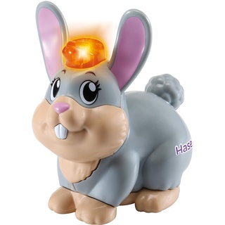 VTech Tip Tap Baby Tiere - Hase – Interaktives Spielzeug mit Licht und Musik für fantasievolle Rollenspiele – Für Kinder von 1-5 Jahren