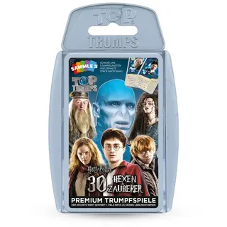 TOP TRUMPS - Harry Potter 30 Hexen und Zauberer Kartenspiel - Harry Potter Fanartikel - Alter 6+ - Deutsch