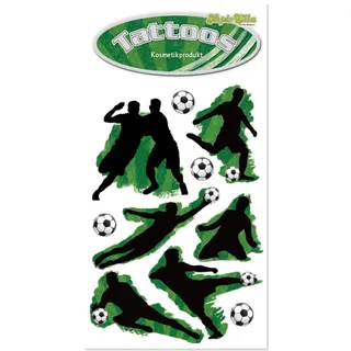 10 Tattoos * Fussball * von Lutz Mauder | 44703 | Fußball Soccer Tattoo Set Kindertattoo Kinder Geburtstag Mitgebsel