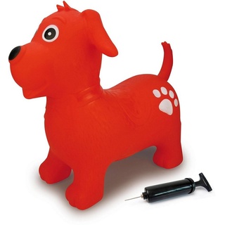 Jamara Hüpftier Hund, inkl. Luftpumpe rot