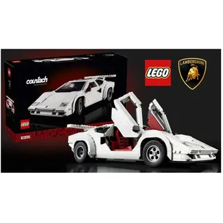 LEGO® Icons - Lamborghini Countach 5000 Quattrovalvole (10337) Spielbausteine, (1506 St)