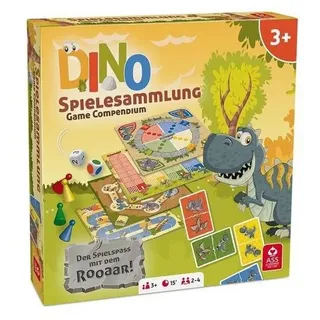 ASS Altenburger Spiel Dino Spielesammlung, Brettspiel, für 2-4 Spieler, ab 5..., Familienspiel, Familienspiel