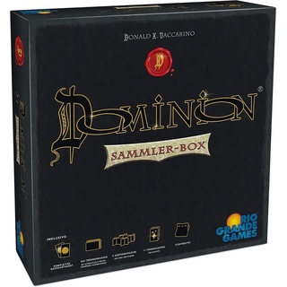 Rio Grande Games Spiel, Brettspiel Dominion - Sammler-Box schwarz