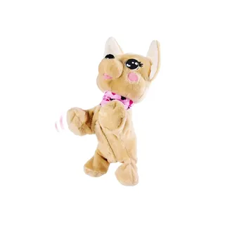 Simba 105893500 - ChiChi Love Baby Boo, DEUTSCHE VERSION, Reagiert Auf 12 Sprachbefehle, Mit Über 60 Verschiedenen Sounds, 30cm, Chihuahua Plüsch Hund, Interaktives Haustier, Ab 3 Jahren, ‎Rosa