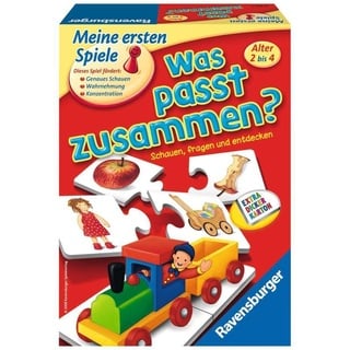 Ravensburger 21402 - Was passt zusammen? - Puzzelspiel für Kinder, Bildpaare zuordnen für 1-4 Spieler ab 2 Jahren