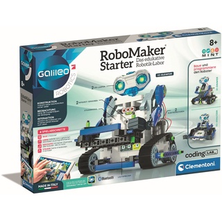 Galileo Robotics – Coding Lab RoboMaker Starter, edukatives Robotik-Labor, elektronisches Lernspiel zum Programmieren, ideal als Geschenk, Spielzeug für Kinder ab 8 Jahren von Clementoni 59122