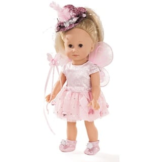 Götz 1613027 Just Like me - Paula die Fee Puppe - 27 cm große Stehpuppe mit blonden Haaren und braunen Schlafaugen - für Kinder ab 3 Jahren