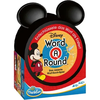 ThinkFun - 76549 - WordARound-Disney - Das Wortsuchspiel. Entschlüssle das Wort als Erster! Ein Suchspiel für 2-4 Spieler ab 10 Jahren.