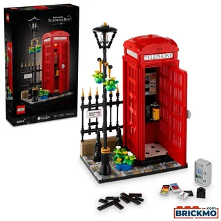 LEGO Ideas 21347 Rote Londoner Telefonzelle 21347