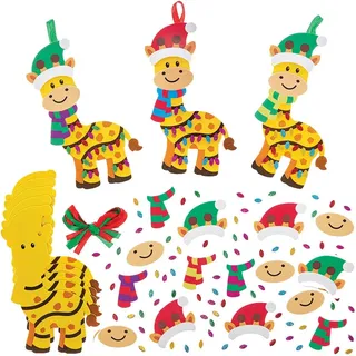 Weihnachtsdeko Giraffe, 8 Stück (pro Set 8)