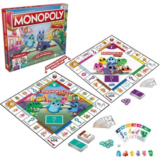Hasbro Monopoly Junior 2 in 1 Mehrfarbig Mehrfarbig