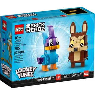 Lego 40559, BrickHeadz, Road Runner & Wile E. Coyote