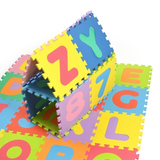 Pink Papaya Puzzlematte mit Zahlen und Buchstaben Kids Zone