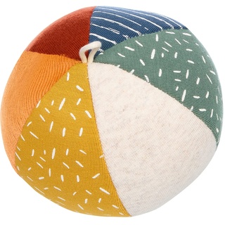sigikid 43166 Baby textiler Soft-Spielball, mehrfarbig/11 cm