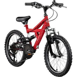 Galano FS180 Kinderfahrrad 18 Zoll ab 5 Jahre115 - 130 cm Mountainbike Fully 6 Gänge