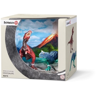 Schleich 42215 - Spielzeugfigur - Carnotaurus und Giganotosaurus, klein