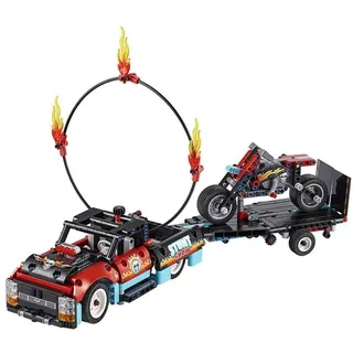 Lego Technic 42106 - Pull-Back - Stunt Show Truck & Bike (610 Teile)