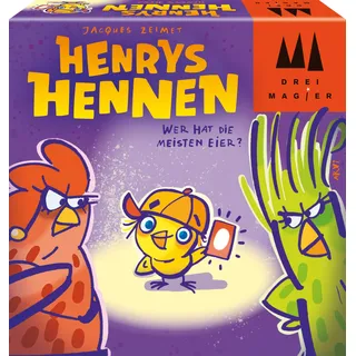 Schmidt Spiele 40897 Henrys Hennen, DREI Magier Kartenspiel, Kinderkartenspiel, Mehrfarbig