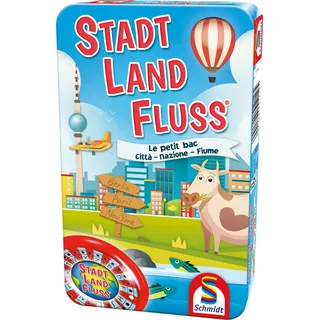 Schmidt Spiele 51212 Stadt, Land Fluss, Reisespiel