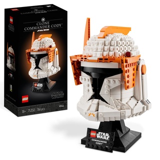 LEGO 75350 Star Wars Clone Commander Cody Helm Set für Erwachsene, The Clone Wars Erinnerungsstück der 2023 Serie, Geschenk für die Sammlung, De...