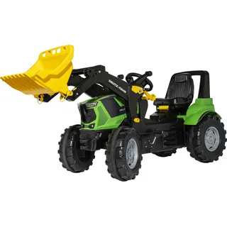 Trettraktor »Farmtrac Premium II Deutz 8280 TTV«, mit Frontlader, BxTxH: 150x54x75 cm, 44464229-0 grün