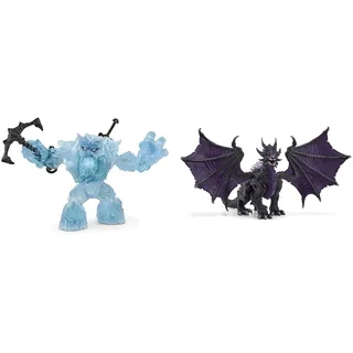 SCHLEICH ELDRADOR Creatures 70146 Mythisches Eismonster & ELDRADOR Creatures 70152 Schattendrache