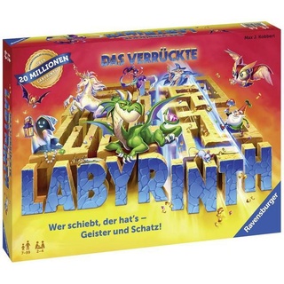 Ravensburger Verlag - Ravensburger 26955 Das verrückte Labyrinth - Spieleklassiker für 2 - 4 Personen