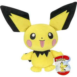 Pokemon Plüschfigur (20cm) Pikachu Pichu Mampfaxo Kuscheltier Stofftier-Pichu