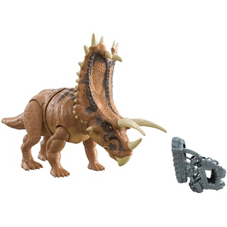 Jurassic World HCM05 - Mega-Zerstörer Dinosaurier-Actionfigur Pentaceratops, Dinosaurier Spielzeug für Kinder ab 4 Jahren