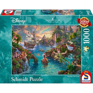 Schmidt Spiele 59635 Thomas Kinkade Peter Pans Never Land 1000 Teile Puzzle