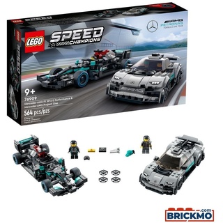 LEGO Speed Champions 76909 Mercedes AMG F1 W12E Performance & Mercedes AMG Project One 76909