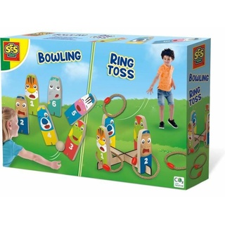 Geschicklichkeitsspiel SES Creative Bowling and Ring Toss