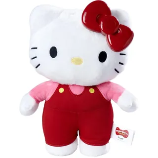 Simba 109280149 Hello Kitty Magic Bow Plüsch, mit original Serie, Licht und Sound, 30cm, ab den ersten Lebensmonaten geeignet