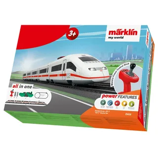 Märklin My World Startpackung “Ice 3” - elektrischer Hochgeschwindigkeitszug 63 cm mit Fernsteuerung ab 3 Jahren