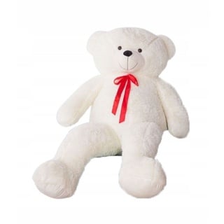 Gustaw Teddybär Groß XXL (Weiss, 220cm) Bueno - Plüschbär, Kuschelbär XXL Plüschtier, Stofftier, Plüschtier Kuscheltier Giant Teddy.