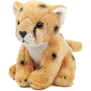 Teddys Rothenburg Kuscheltier Gepard sitzend beige 15 cm Plüschgepard Stofftier