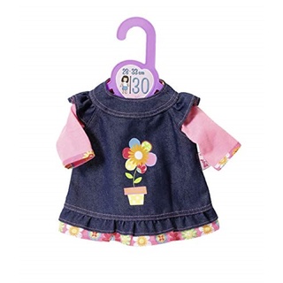 Zapf Creation 870761 Dolly Moda Jeanskleid Puppenkleidung 28-33 cm