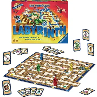 RAVENSBURGER Das verrückte Labyrinth Familienspiele/Spielemagazine Mehrfarbig