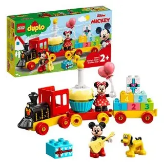 LEGO-DUPLO Disney 10941 Mickys und Minnies Geburtstagszug, ab 2 Jahre, 22 Teile