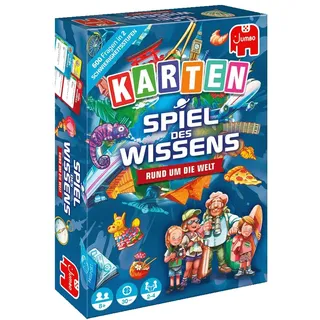 Jumbo 1110100247 Spiel des Wissens Rund um die Welt Kartenspiel