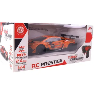 TURBO CHALLENGE - Lamborghini GT3 Racing - RC Prestige - 096624 - Ferngesteuertes Auto - Orange - 1/24 - Batterien nicht enthalten - Kunststoff - Ab 6 Jahren