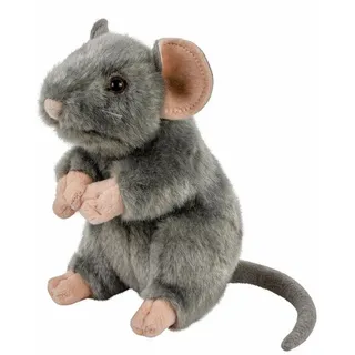 Teddys Rothenburg Kuscheltier Maus/Ratte aufrecht stehend grau 17 cm (Stoffmaus Plüschmaus, Plüschtiere Mäuse Stofftiere)