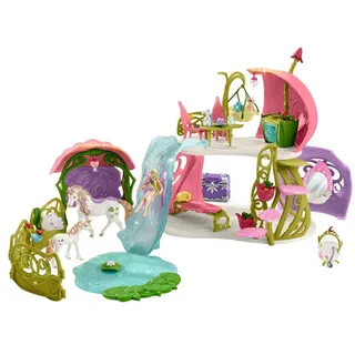 Schleich® Spielfigur Schleich Bayala Glitzerndes Blütenhaus, Spielfigur bunt