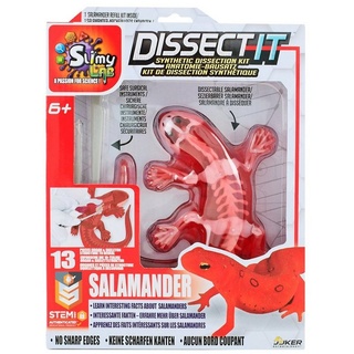 Slimy® Knetform-Set Lab Dissect-IT Salamander (1-tlg), Experimentieren & Forschen Sezier-Set - prämiertes MINT Schleim Labor rot TrendAlliance